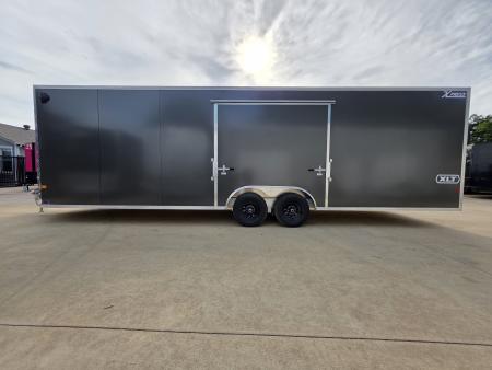 New 2026 Alcom Xpress 8.5x28 TA3 Aluminum Screwless Enclosed Car Hauler | 10K | 7' Interior | 4 Year Nationwide Warranty | Dexter Axles | 1093