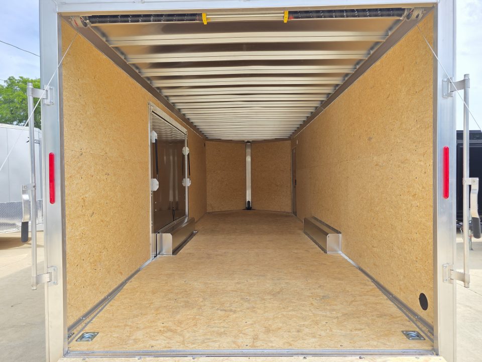 New 2026 Alcom Xpress 8.5x24 TA3 Aluminum Screwless Enclosed Car Hauler | 10K | 7' Interior | 4 Year Nationwide Warranty | Dexter Axles | 1094
