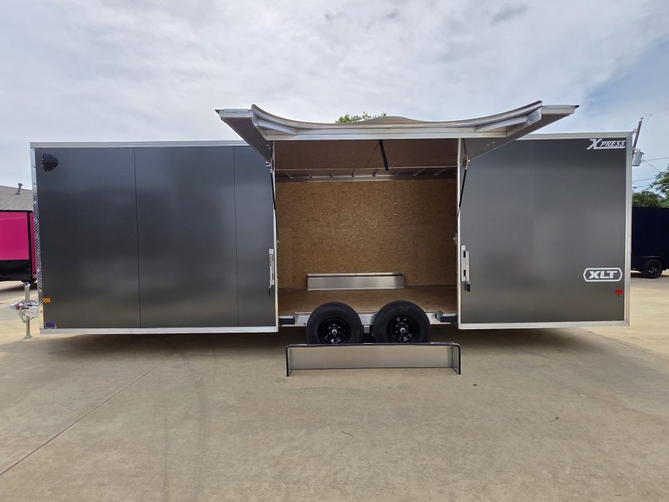 New 2026 Alcom Xpress 8.5x24 TA3 Aluminum Screwless Enclosed Car Hauler | 10K | 7' Interior | 4 Year Nationwide Warranty | Dexter Axles | 1094