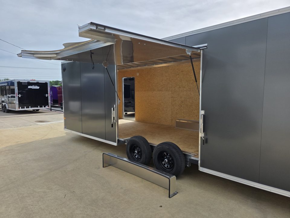 New 2026 Alcom Xpress 8.5x24 TA3 Aluminum Screwless Enclosed Car Hauler | 10K | 7' Interior | 4 Year Nationwide Warranty | Dexter Axles | 1094