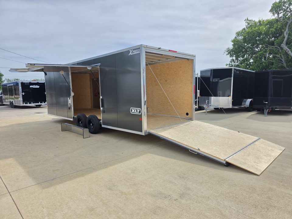 New 2026 Alcom Xpress 8.5x24 TA3 Aluminum Screwless Enclosed Car Hauler | 10K | 7' Interior | 4 Year Nationwide Warranty | Dexter Axles | 1094