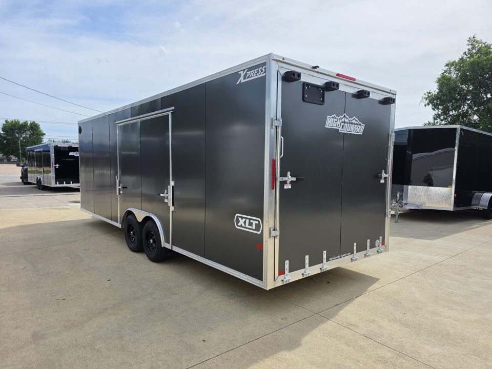 New 2026 Alcom Xpress 8.5x24 TA3 Aluminum Screwless Enclosed Car Hauler | 10K | 7' Interior | 4 Year Nationwide Warranty | Dexter Axles | 1094