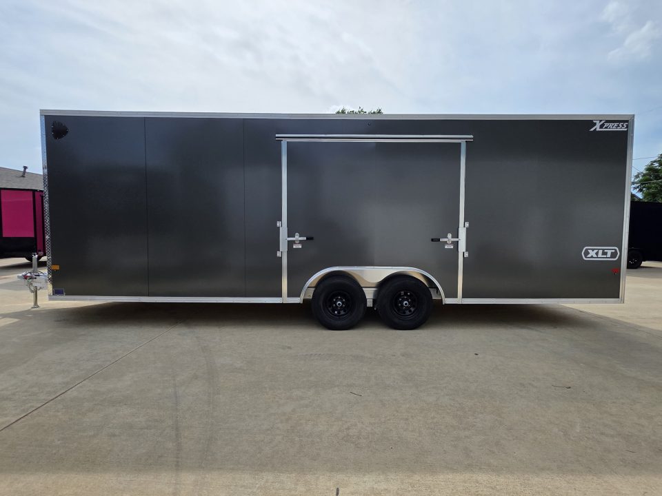 New 2026 Alcom Xpress 8.5x24 TA3 Aluminum Screwless Enclosed Car Hauler | 10K | 7' Interior | 4 Year Nationwide Warranty | Dexter Axles | 1094