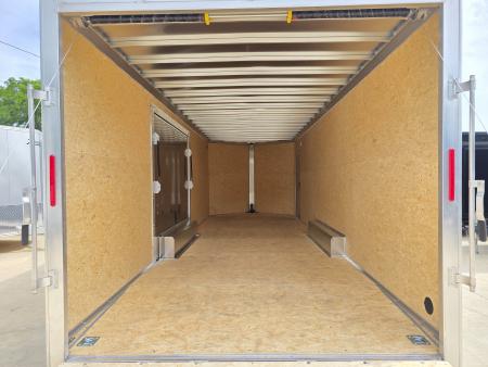 New 2026 Alcom Xpress 8.5x24 TA3 Aluminum Screwless Enclosed Car Hauler | 10K | 7' Interior | 4 Year Nationwide Warranty | Dexter Axles | 1094