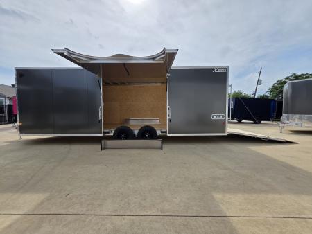 New 2026 Alcom Xpress 8.5x24 TA3 Aluminum Screwless Enclosed Car Hauler | 10K | 7' Interior | 4 Year Nationwide Warranty | Dexter Axles | 1094