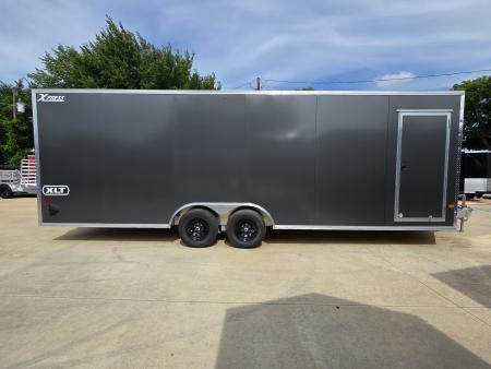 New 2026 Alcom Xpress 8.5x24 TA3 Aluminum Screwless Enclosed Car Hauler | 10K | 7' Interior | 4 Year Nationwide Warranty | Dexter Axles | 1094