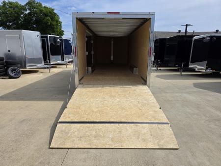 New 2026 Alcom Xpress 8.5x24 TA3 Aluminum Screwless Enclosed Car Hauler | 10K | 7' Interior | 4 Year Nationwide Warranty | Dexter Axles | 1094
