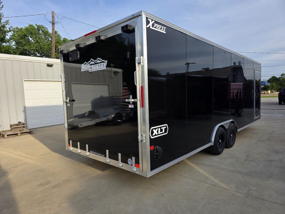 New 2026 Alcom Xpress 8.5x24 TA3 Aluminum Screwless Enclosed Car Hauler | 10K | 7' Interior | 4 Year Nationwide Warranty | Dexter Axles | 1095