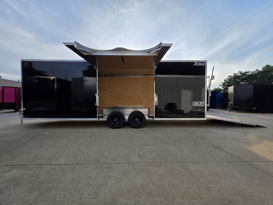 New 2026 Alcom Xpress 8.5x24 TA3 Aluminum Screwless Enclosed Car Hauler | 10K | 7' Interior | 4 Year Nationwide Warranty | Dexter Axles | 1095