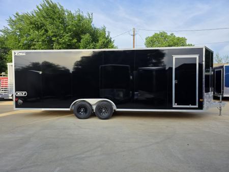 New 2026 Alcom Xpress 8.5x24 TA3 Aluminum Screwless Enclosed Car Hauler | 10K | 7' Interior | 4 Year Nationwide Warranty | Dexter Axles | 1095