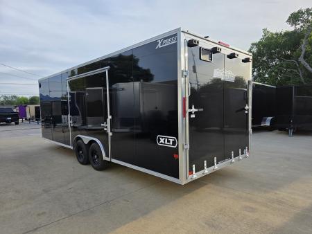 New 2026 Alcom Xpress 8.5x24 TA3 Aluminum Screwless Enclosed Car Hauler | 10K | 7' Interior | 4 Year Nationwide Warranty | Dexter Axles | 1095