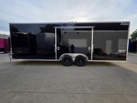 New 2026 Alcom Xpress 8.5x24 TA3 Aluminum Screwless Enclosed Car Hauler | 10K | 7' Interior | 4 Year Nationwide Warranty | Dexter Axles | 1095