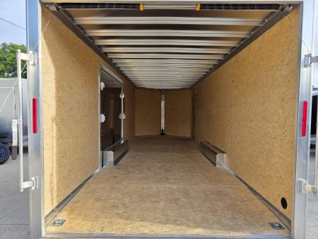 New 2026 Alcom Xpress 8.5x24 TA3 Aluminum Screwless Enclosed Car Hauler | 10K | 7' Interior | 4 Year Nationwide Warranty | Dexter Axles | 1095