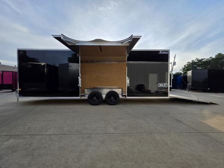 New 2026 Alcom Xpress 8.5x24 TA3 Aluminum Screwless Enclosed Car Hauler | 10K | 7' Interior | 4 Year Nationwide Warranty | Dexter Axles | 1095