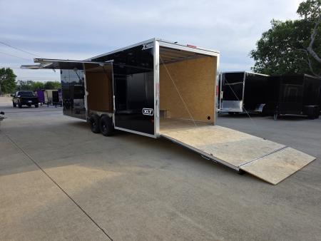 New 2026 Alcom Xpress 8.5x24 TA3 Aluminum Screwless Enclosed Car Hauler | 10K | 7' Interior | 4 Year Nationwide Warranty | Dexter Axles | 1095