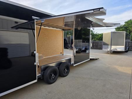 New 2026 Alcom Xpress 8.5x24 TA3 Aluminum Screwless Enclosed Car Hauler | 10K | 7' Interior | 4 Year Nationwide Warranty | Dexter Axles | 1095