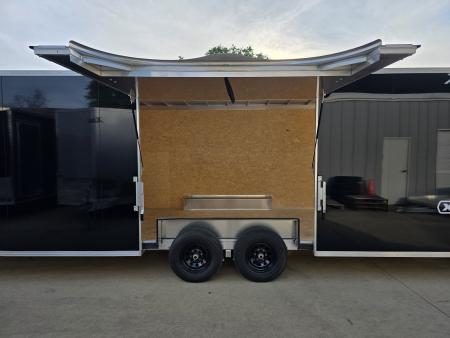 New 2026 Alcom Xpress 8.5x24 TA3 Aluminum Screwless Enclosed Car Hauler | 10K | 7' Interior | 4 Year Nationwide Warranty | Dexter Axles | 1095