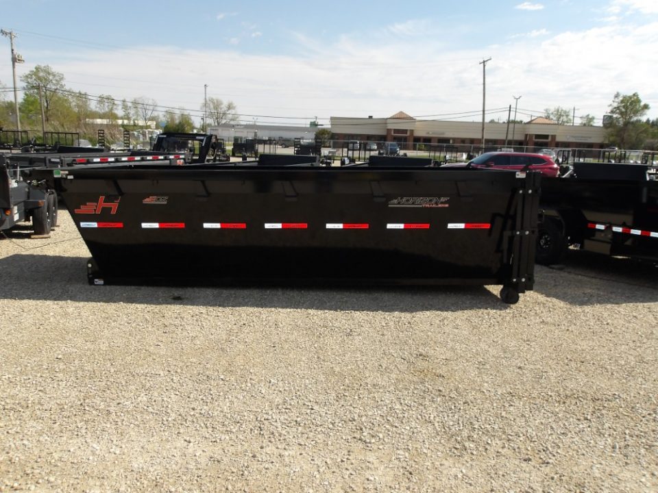 New 2026 Horizon Trailers LLC 83x16 EDZ 16' x 83" X 4' (BED RAIL 60") ROLL OFF DUMPSTER Dump Bin