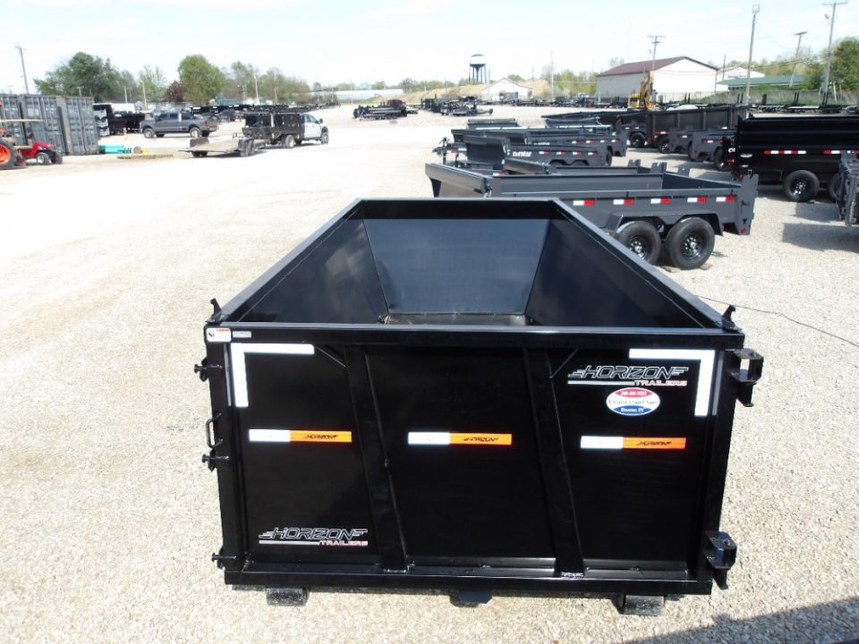 New 2026 Horizon Trailers LLC 83x16 EDZ 16' x 83" X 4' (BED RAIL 60") ROLL OFF DUMPSTER Dump Bin