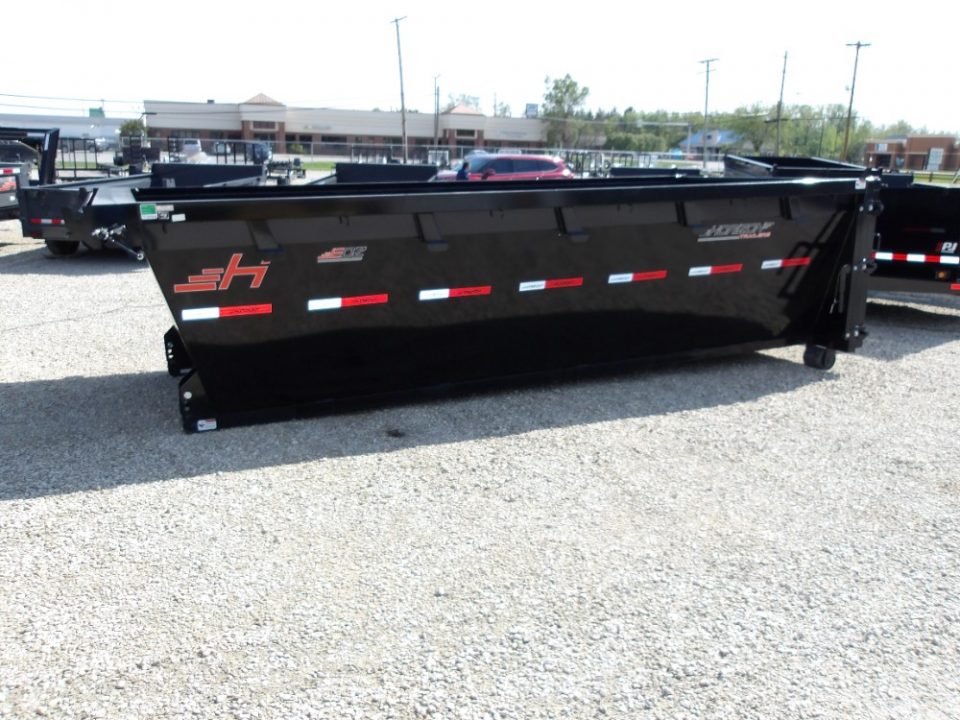 New 2026 Horizon Trailers LLC 83x16 EDZ 16' x 83" X 4' (BED RAIL 60") ROLL OFF DUMPSTER Dump Bin