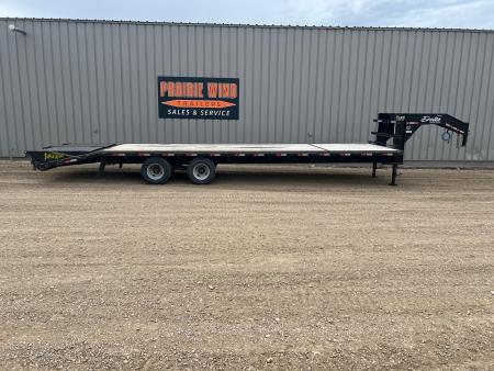 Used 2022 Delta Trailers 32' Gooseneck 10K's Flatbed Trailer