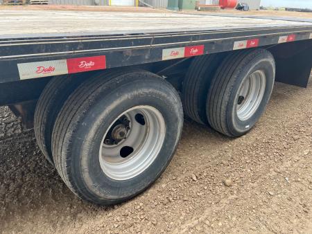 Used 2022 Delta Trailers 32' Gooseneck 10K's Flatbed Trailer