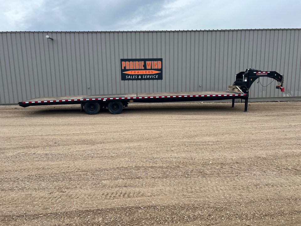 Used 2024 Midsota 40' Gooseneck Flatbed Trailer