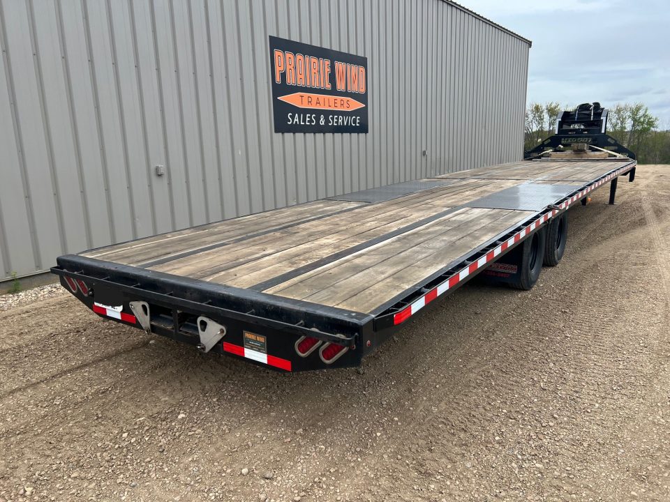 Used 2024 Midsota 40' Gooseneck Flatbed Trailer