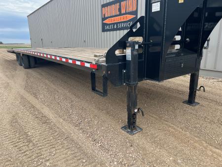 Used 2024 Midsota 40' Gooseneck Flatbed Trailer