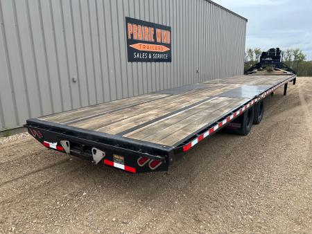 Used 2024 Midsota 40' Gooseneck Flatbed Trailer