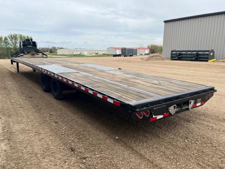 Used 2024 Midsota 40' Gooseneck Flatbed Trailer