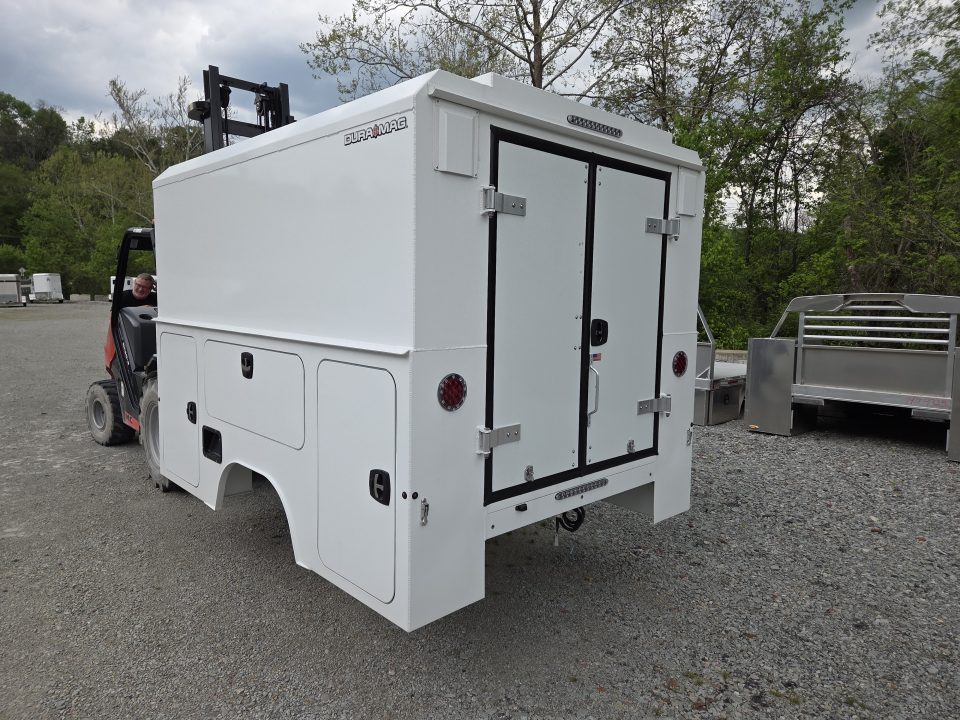 New Dura Mag Truck Bodies S-Series Aluminum Canopy Service Body 8' SRW 63"