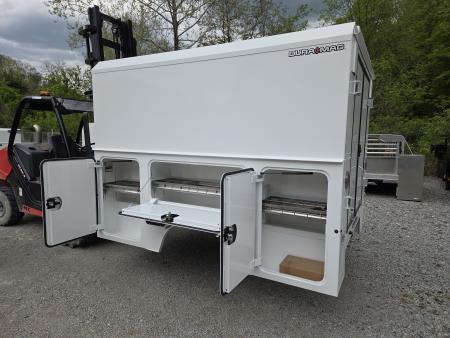 New Dura Mag Truck Bodies S-Series Aluminum Canopy Service Body 8' SRW 63"