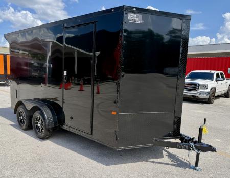 New 2026 Rock Solid Cargo 7x14 7K Rear Ramp Door Cargo / Enclosed Trailer
