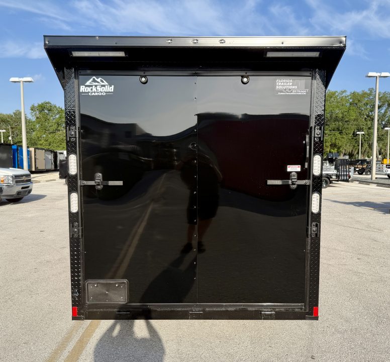 New 2026 Rock Solid Cargo 7x14 7K Rear Ramp Door Cargo / Enclosed Trailer