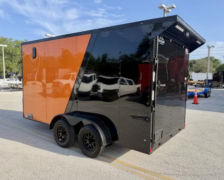 New 2026 Rock Solid Cargo 7x14 7K Rear Ramp Door Cargo / Enclosed Trailer