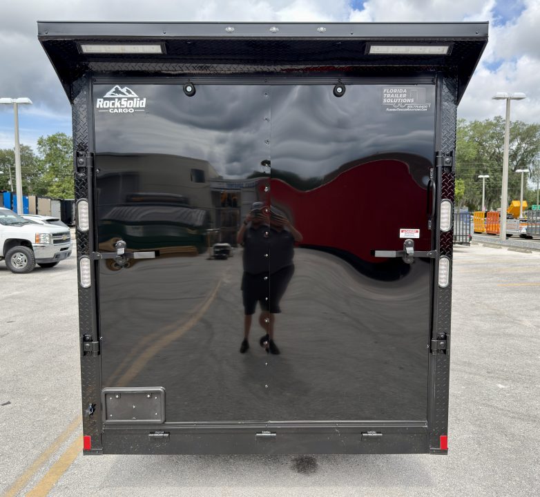 New 2026 Rock Solid Cargo 7x16 7K Rear Ramp Door Cargo / Enclosed Trailer