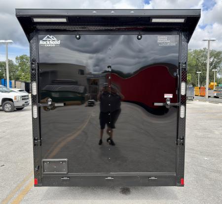 New 2026 Rock Solid Cargo 7x16 7K Rear Ramp Door Cargo / Enclosed Trailer