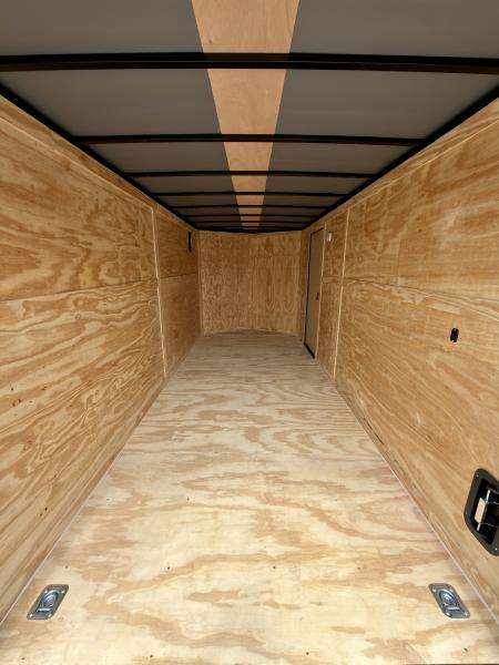 New 2026 Rock Solid Cargo 7x16 7K Rear Ramp Door Cargo / Enclosed Trailer