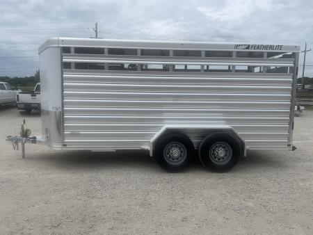 New 2026 Featherlite 16' stock trailer