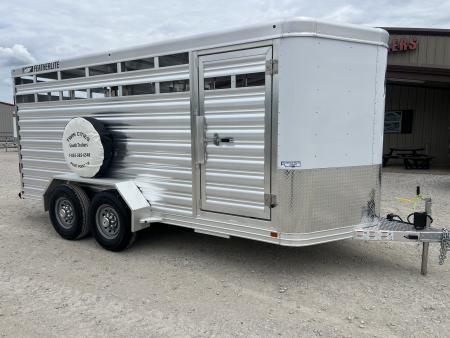 New 2026 Featherlite 16' stock trailer