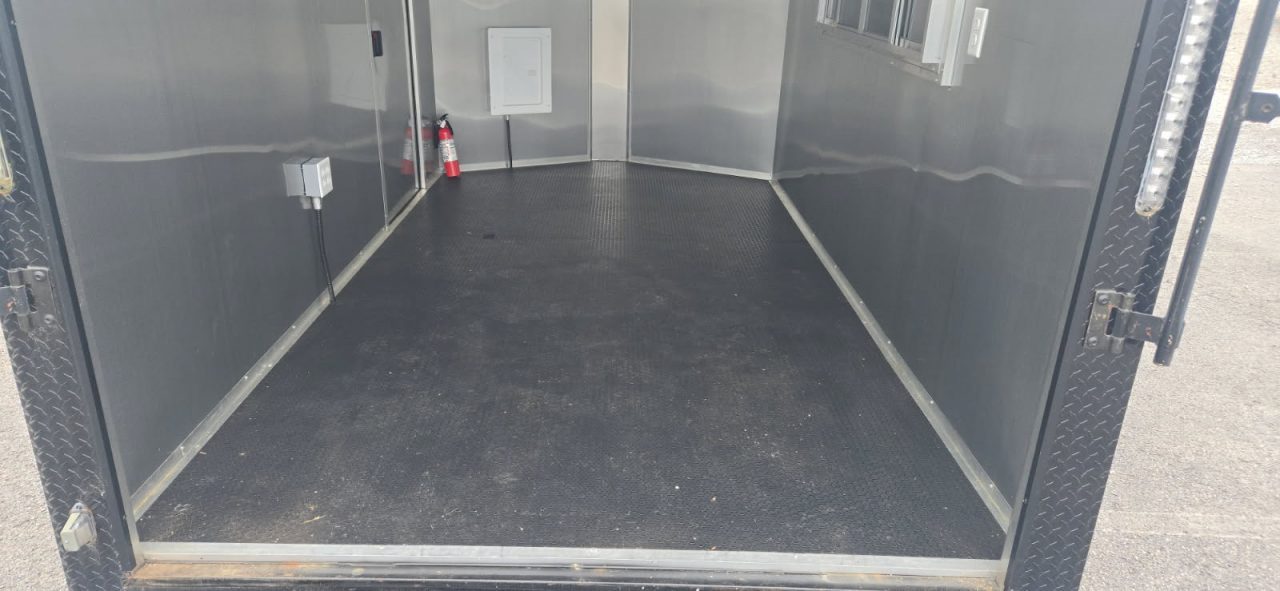 Used REPO 2024 Steel Pines Cargo 7x12 Enclosed Trailer