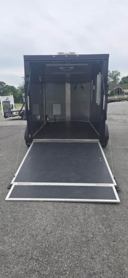 Used REPO 2024 Steel Pines Cargo 7x12 Enclosed Trailer