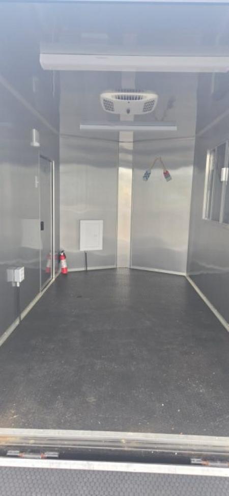 Used REPO 2024 Steel Pines Cargo 7x12 Enclosed Trailer
