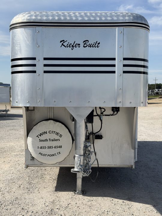 Used 1997 Kiefer 3 Horse Weekender Gooseneck Horse Trailer