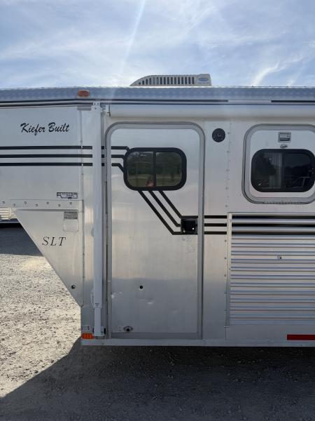 Used 1997 Kiefer 3 Horse Weekender Gooseneck Horse Trailer
