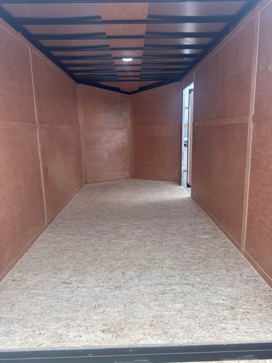 New 2026 7x14 Enclosed Trailer - 7' inside height, ramp door