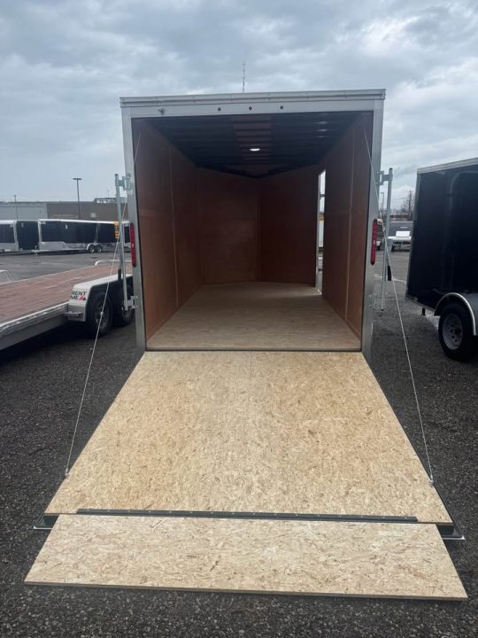 New 2026 7x14 Enclosed Trailer - 7' inside height, ramp door