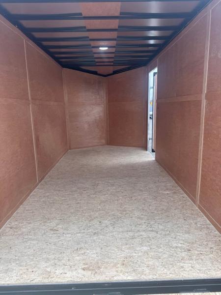 New 2026 7x14 Enclosed Trailer - 7' inside height, ramp door