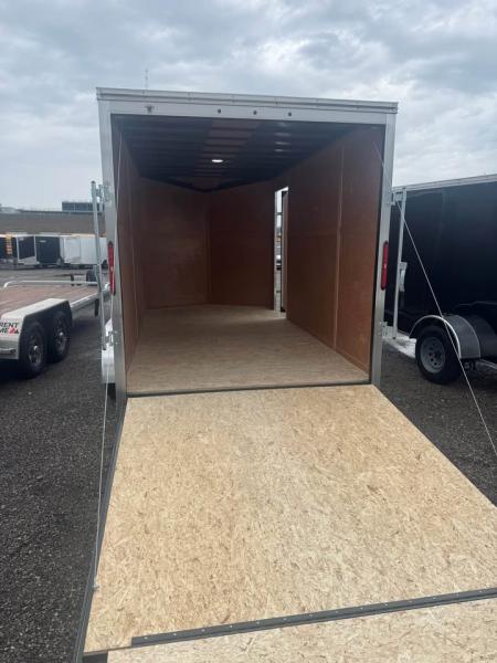 New 2026 7x14 Enclosed Trailer - 7' inside height, ramp door